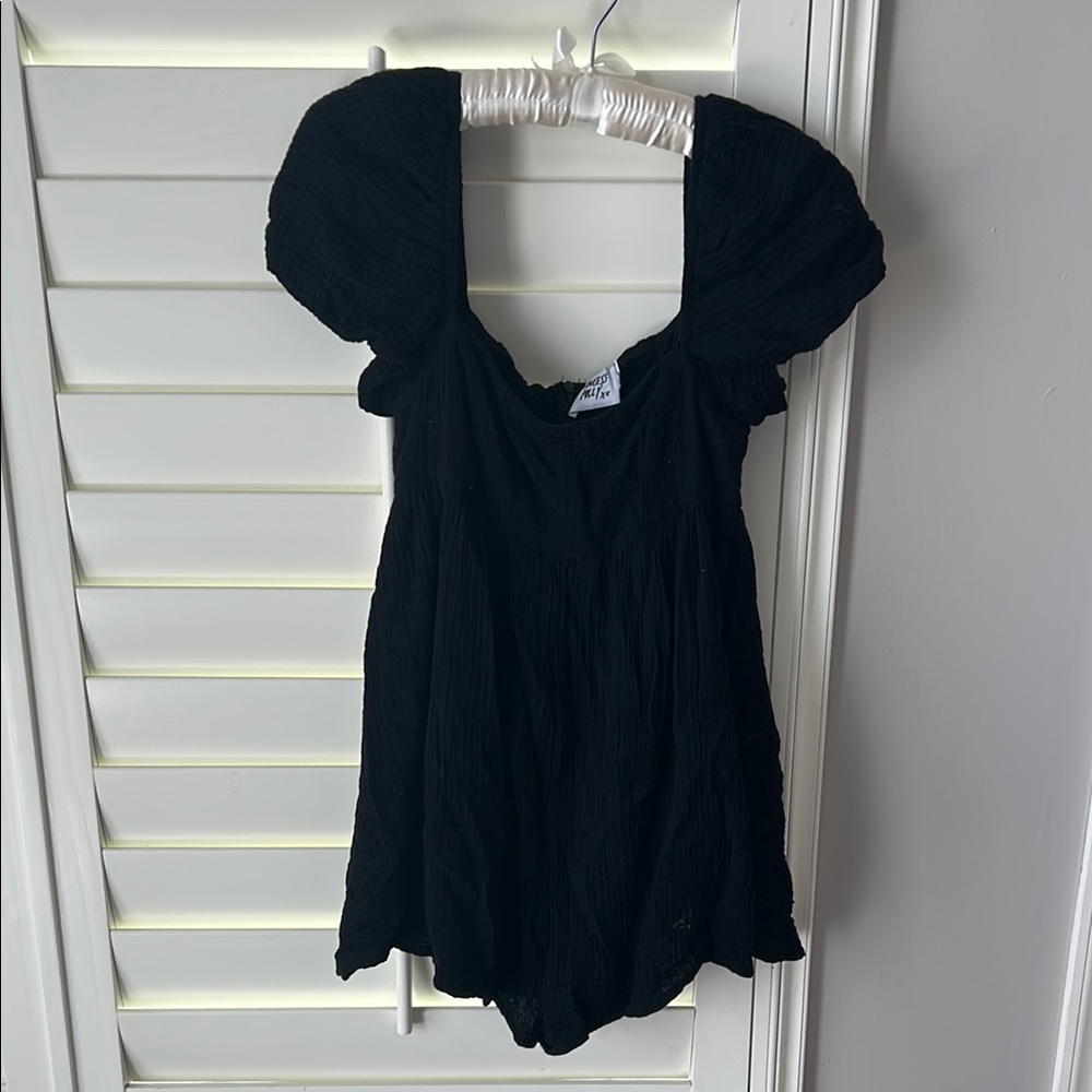Black Romper Princess Polly